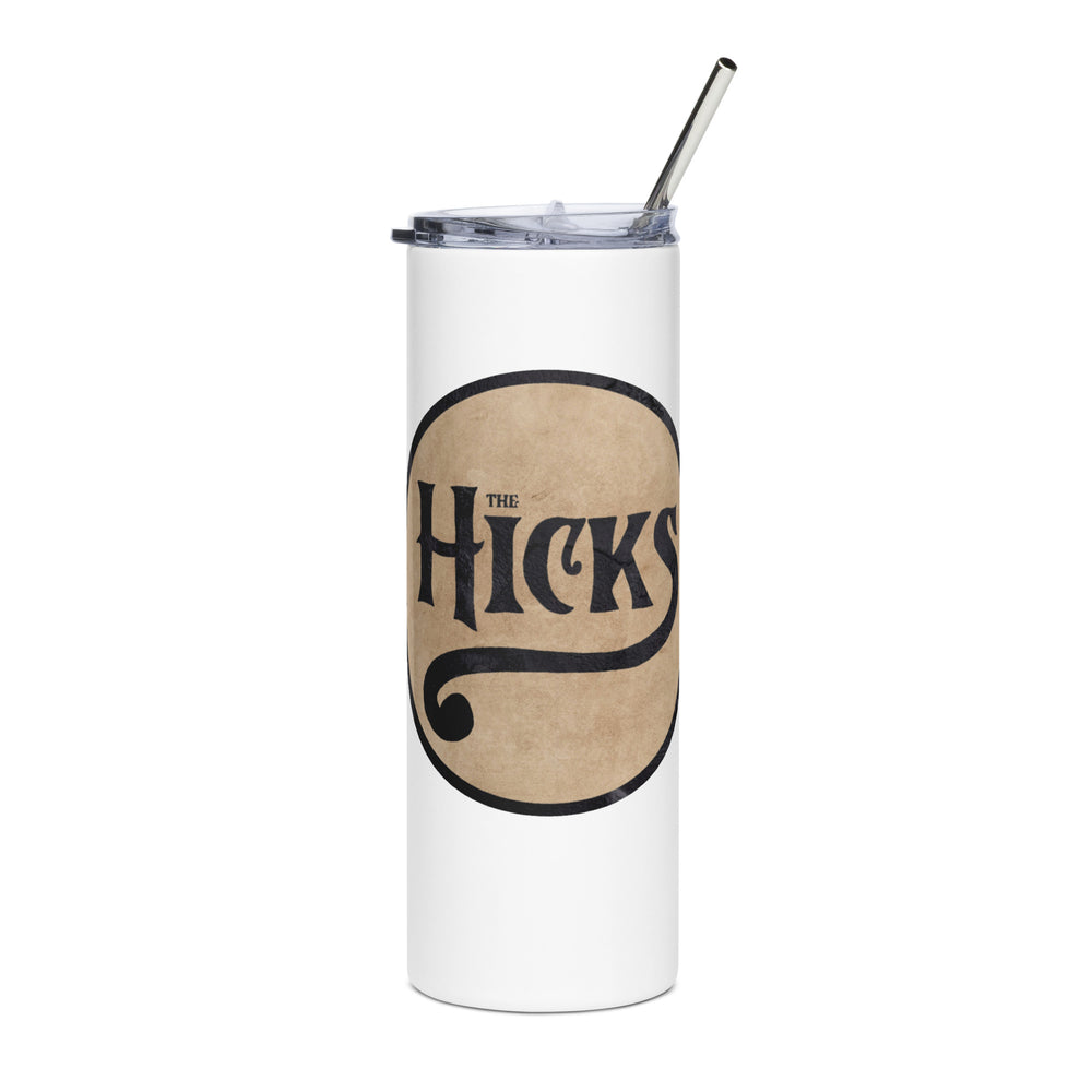 
                  
                    The Hicks Stainless steel tumbler
                  
                